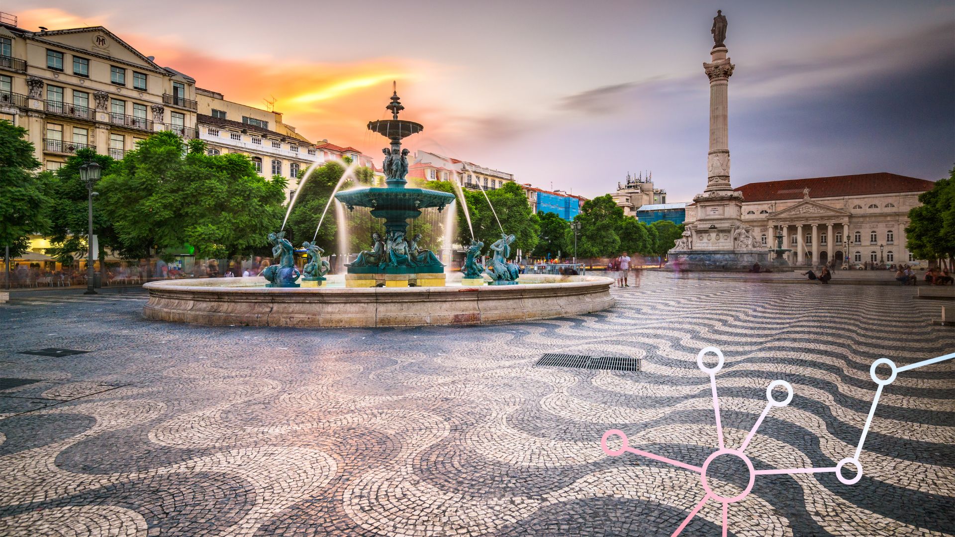 Lisbon city square